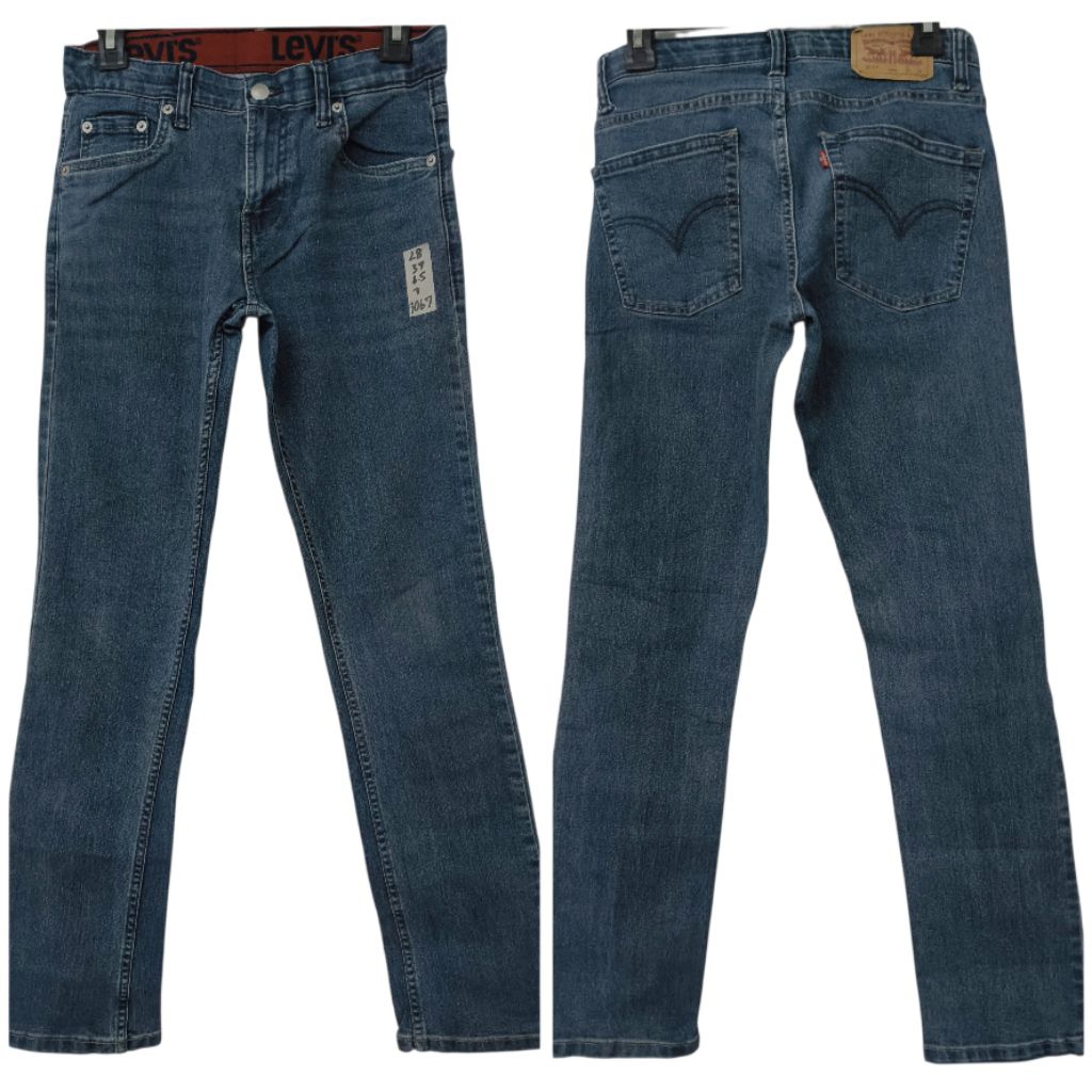 รหัส จ.3067 ลีวาย รุ่น511 เอว28 ยาว37 ปลายขา6.5 ยีนส์ชายมือสอง