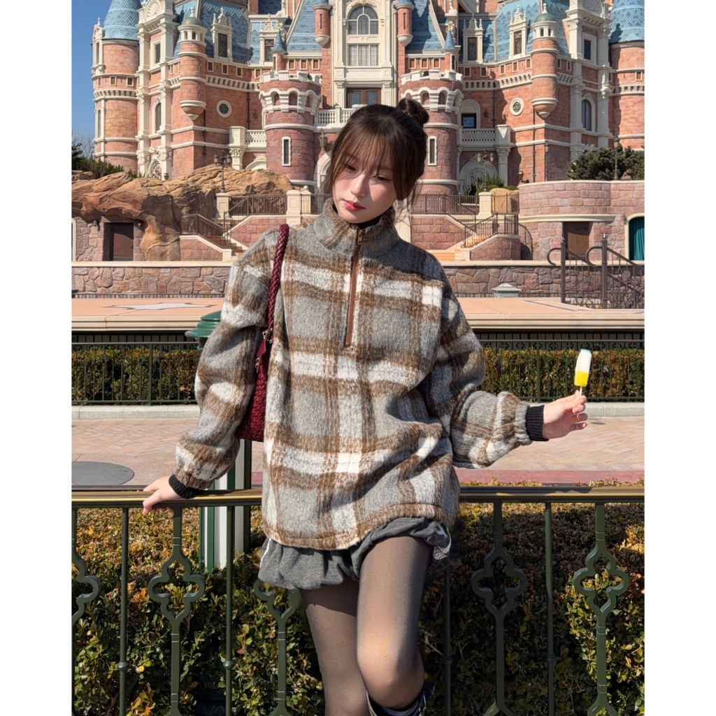 [ พรีออเดอร์ 1-2 วัน ] Molly Coat เสื้อโค้ทขนนุ่มสไตล์เกาหลี Miladi