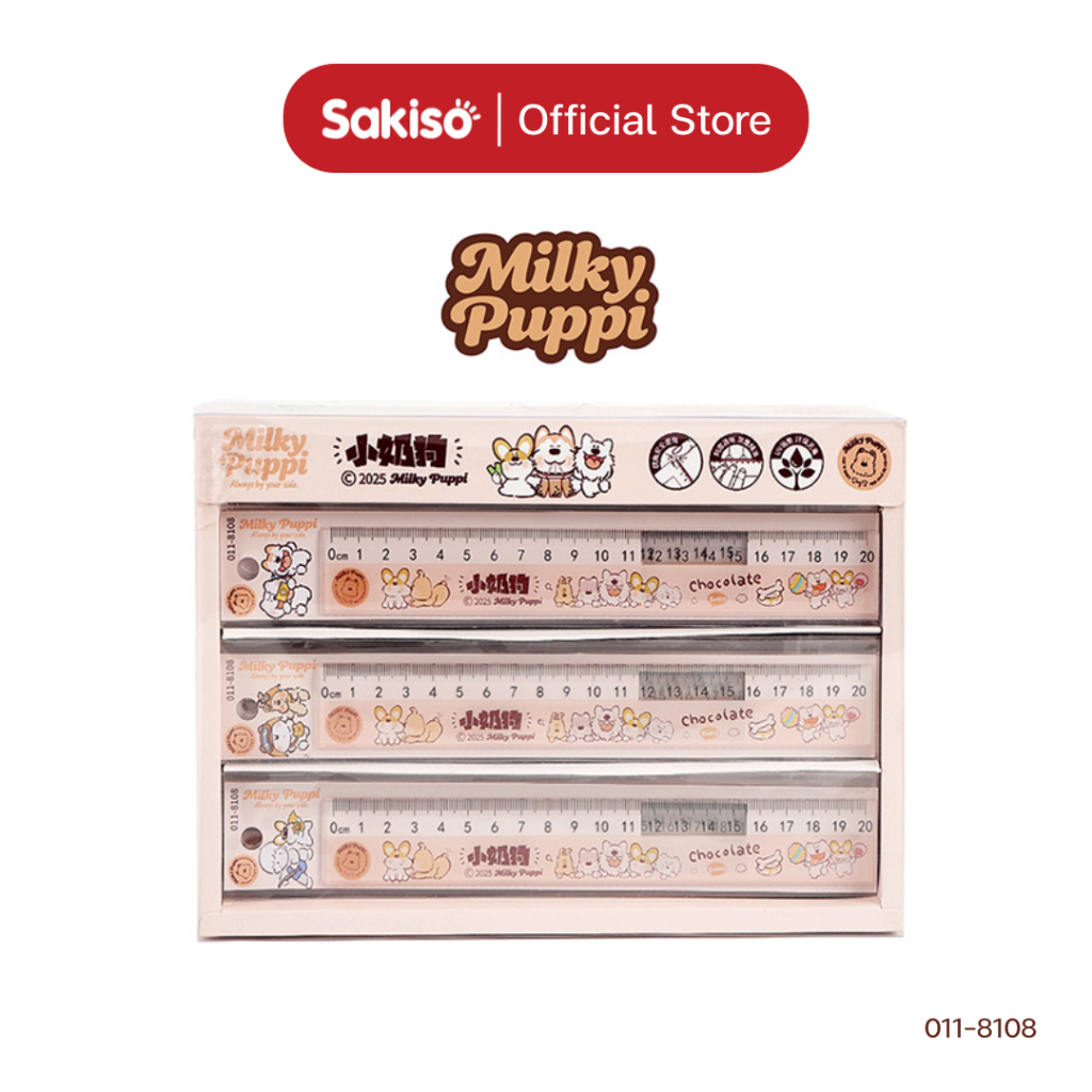 Sakiso x Milky Puppi ไม้บรรทัด 20 cm.
