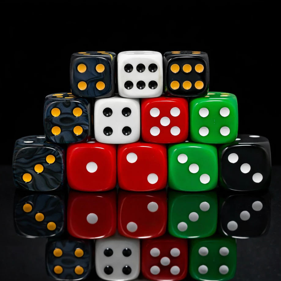 ลูกเต๋า D6 DOT 12 mm. 1ลูก(1die) | ลูกเต๋า Dice For DnD D&D MTG RPG TRPG เกมกระดาน บอร์ดเกม Game ไพ่ทาโรต์ Magic เมจิก