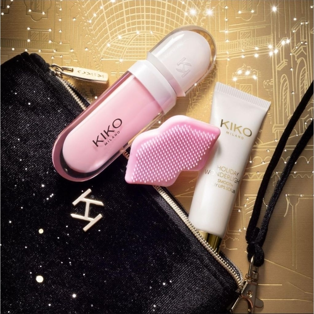 แท้ 💯 Kiko Holiday Wonderlights Santa’s Secret Lip Care Gift