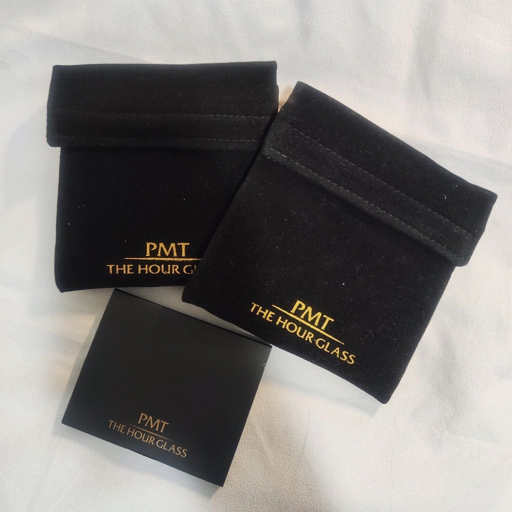ซองใส่นาฬิกา watch pouch 2 ซอง แถมผ้าเช็ดนาฬิกา 1 ผืน