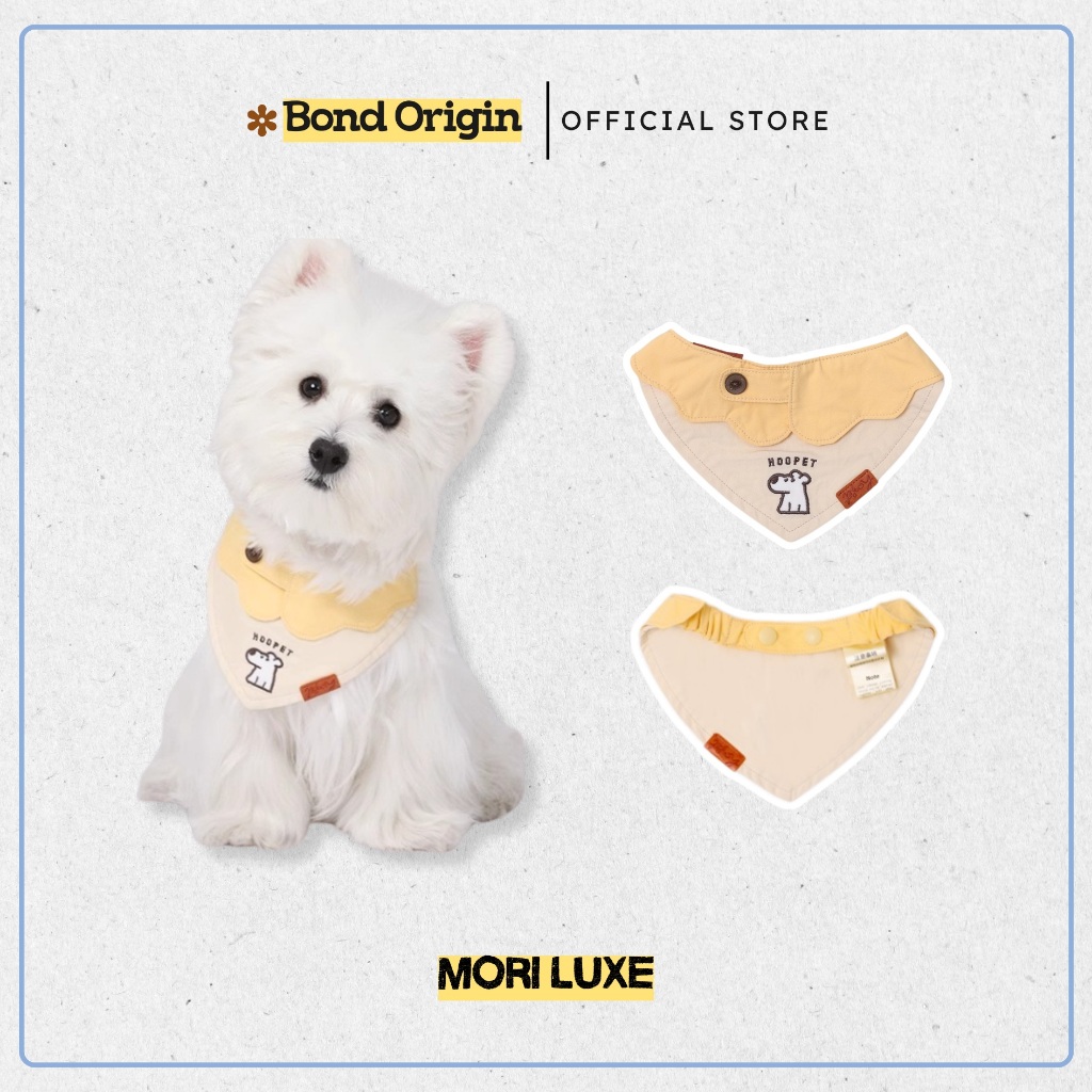 Bond Origin : Mori Luxe ผ้ากันเปื้อนสำหรับแมวและสุนัข
