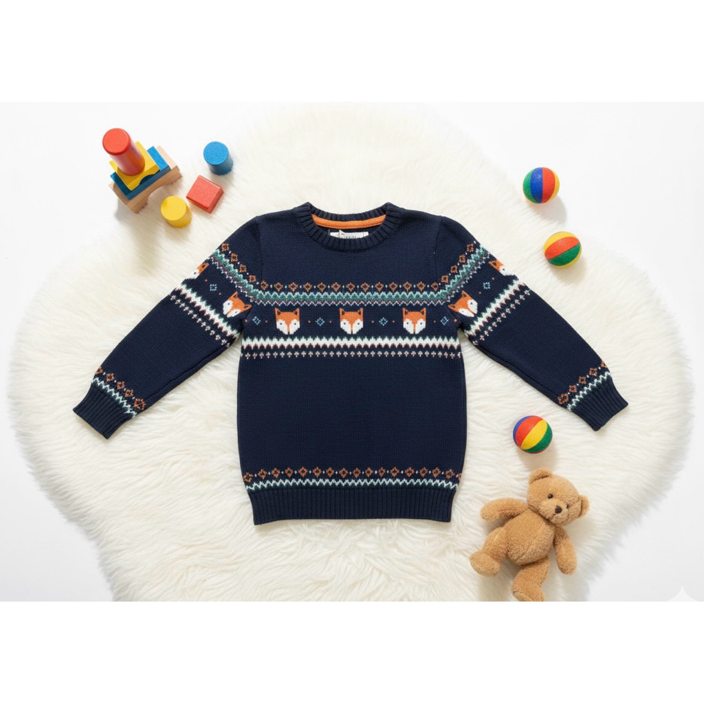 เสื้อเสวตเตอมือสอง H&M size US 2-4Y (น้องตัวเล็ก 4-5 ขวบใส่ได้)