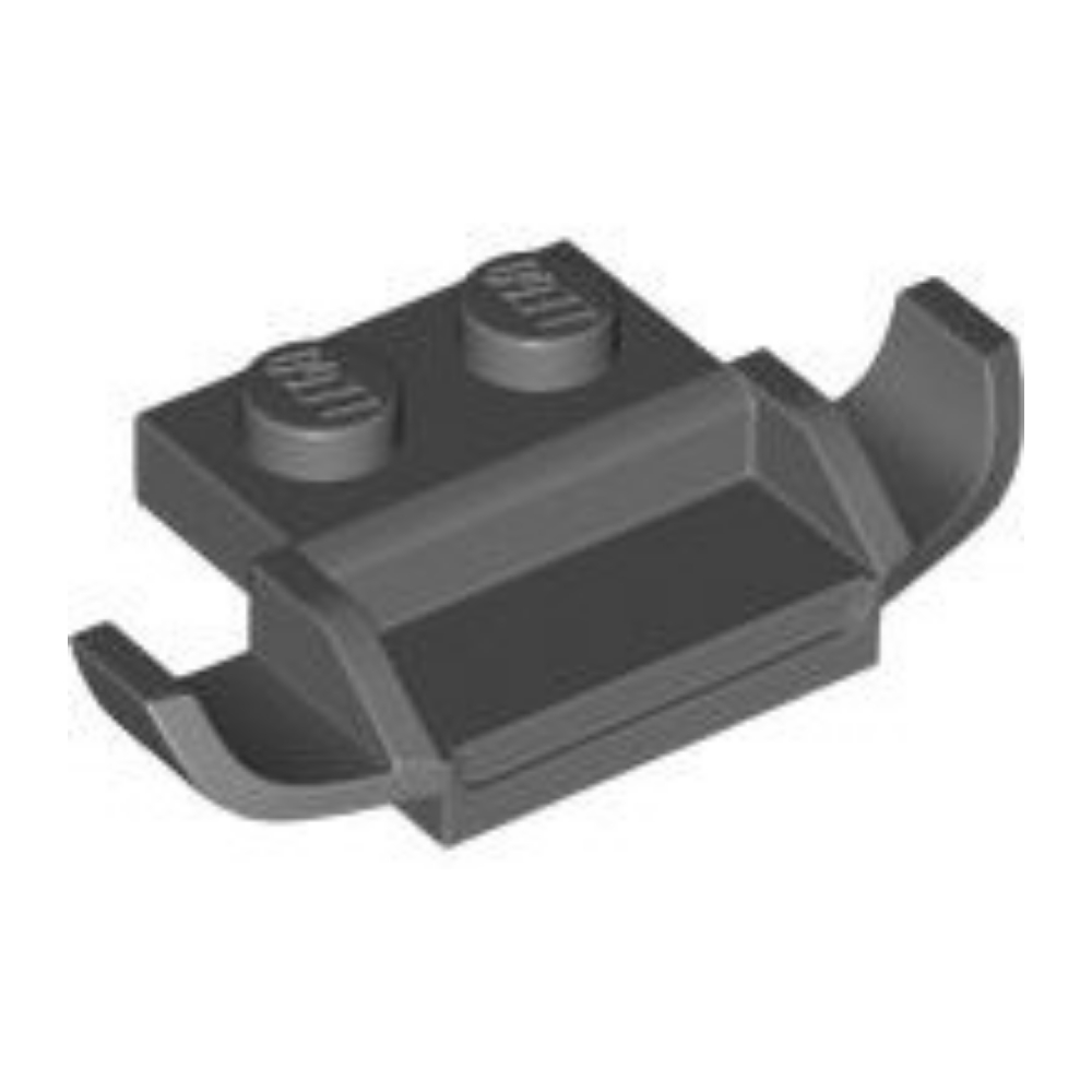[153] ชิ้นส่วนเลโก้ Lego Part Plate, Modified 1 x 2 with Racers Car Grille (50949) ราคา/ชิ้น