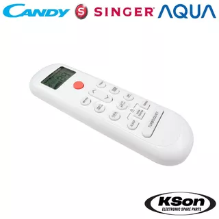 รีโมทแอร์ แคนดี้ ซิงเกอร์ อควา อะไหล่แอร์ CANDY SINGER AQUA Air Conditioner Remote Control
