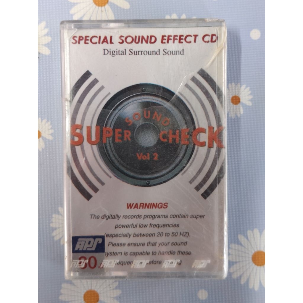 เทปคาสเซ็ท เพลงสากล /ยุค 70' 80' 90' cassette tape / Special sound effect cd - Super sound check