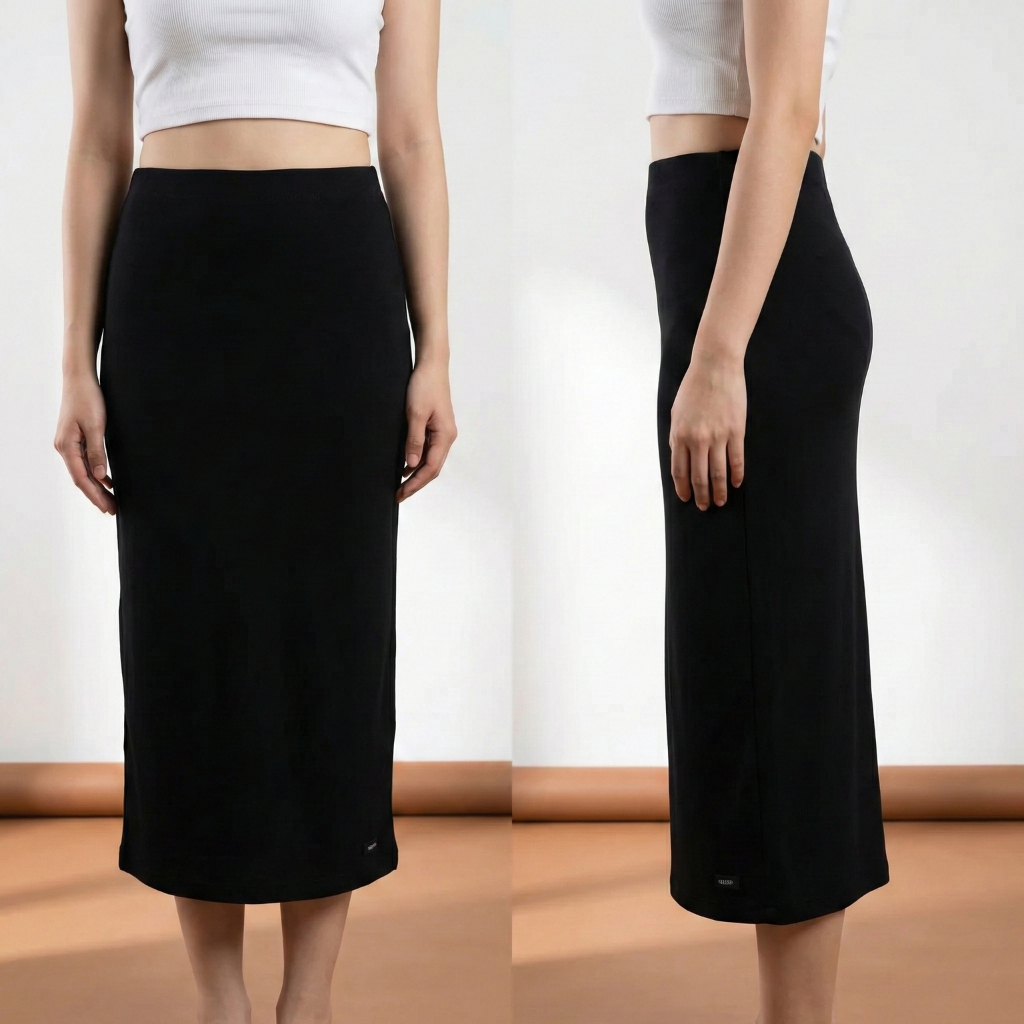 { กระโปรงซับใน (ยาว) S-M } กระโปรงซับในใส่สบาย choty กระโปรงซับใน กระโปรงกันโป๊ ซับในกระโปรง DRL