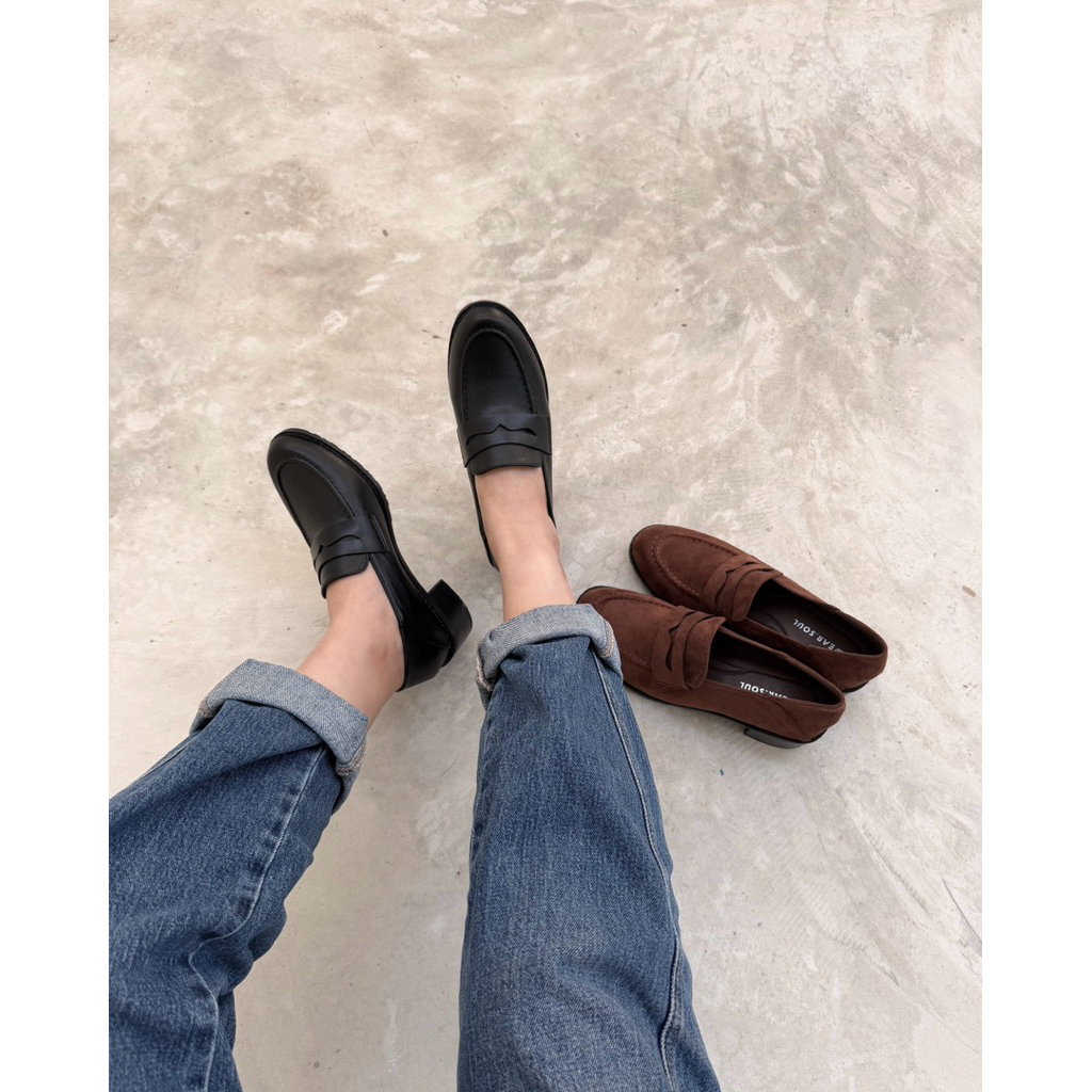 [พร้อมส่ง] WEAR.SOUL #S675-Essential Heel Loafers รองเท้าโลฟเฟอร์ ราคา ถูกที่สุด ดีลบีเคเค แกลเลอรีภาพที่ 9