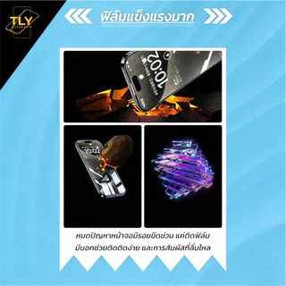 สัง1ได้รับ4 ฟิล์มกระจก สำหรับ iPhone เต็มจอ ฟิล์มกล้อง สายชาร์จ 6 7 8 plus X Xr Max 11 12 13 14 15 16 17 plus pro max