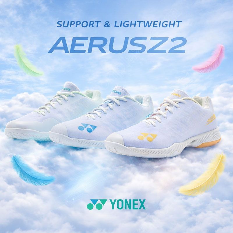 【 ของแท้ 💯% 】รองเท้าแบดมินตันโยเน็กซ์ POWER CUSHION AERUS Z2 สีใหม่ (SHBAZ2EX)