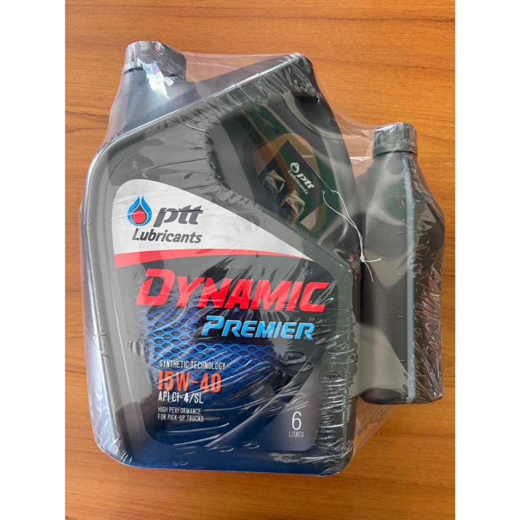 น้ำมันเครื่องดีเซล ปตท. ไดนามิค พรีเมียร์  PTT DYNAMIC PREMIER 15W-40 6+1L