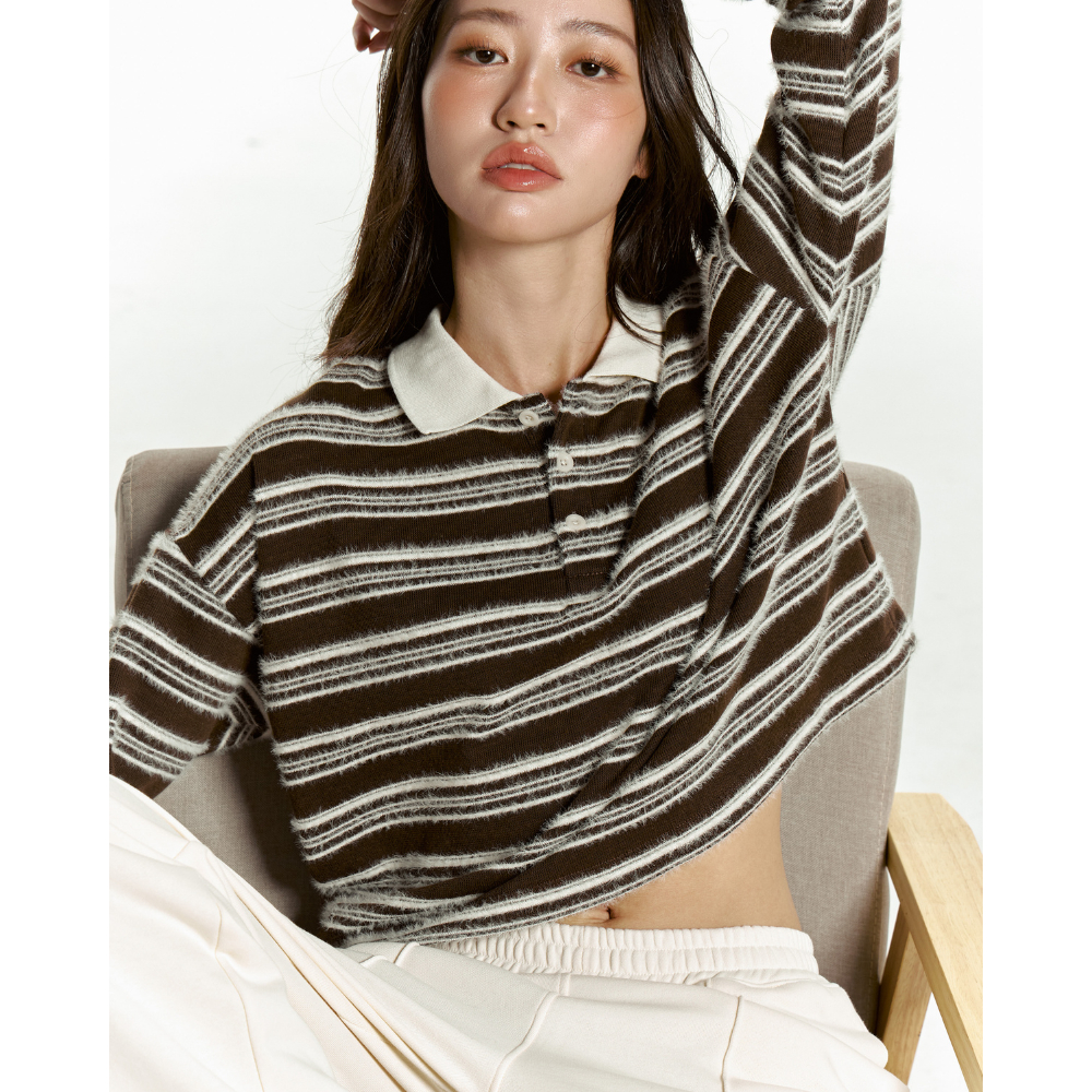 Dean stripe sweatshirt เสื้อแขนยาว