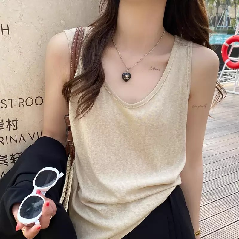 เสื้อกล้ามทรงหลวมแบบใหม่สำหรับผู้หญิง เหมาะสำหรับใส่ในฤดูร้อน