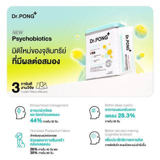 [กด 1 ฟรี 1] Dr.PONG Harmony Probiotic โพรไบโอติก กรอกปาก จุลินทรีย์ดีบำรุงสมอง