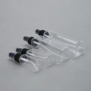 ขวดสเปรย์เปล่า PET สีดำ 10-120ml หัวพ่นฝอยละเอียด ใส่น้ำหอม แอลกอฮอล์ น้ำยา ไม่รั่วซึม พกสะดวก