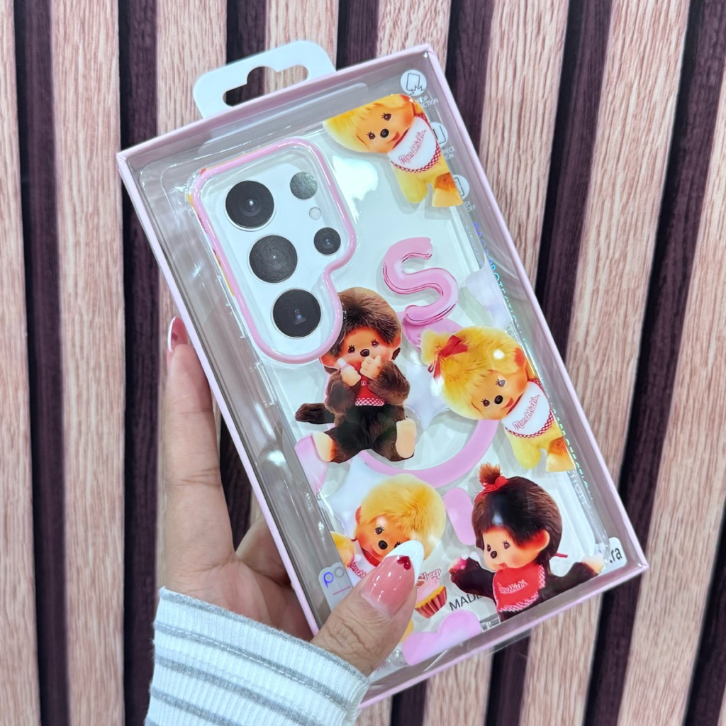 *Popphone เคสS25ultra  ลายม่อนชิชิแม่เหล็กชาร์จ รุ่น Samsung Galaxy S26Ultra S24Ultra S23Ultra