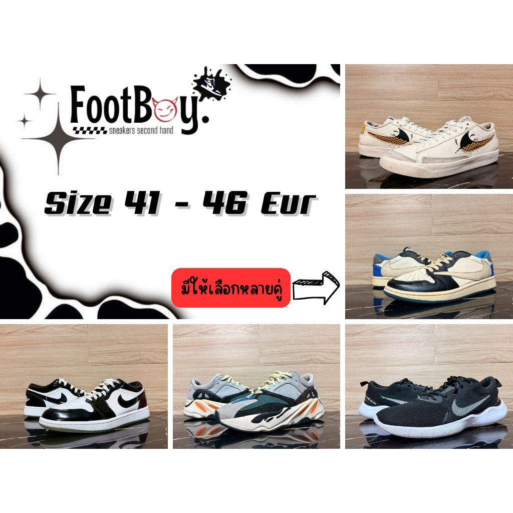 FootBoy รองเท้ามือสองของแท้ Size41-45Eur