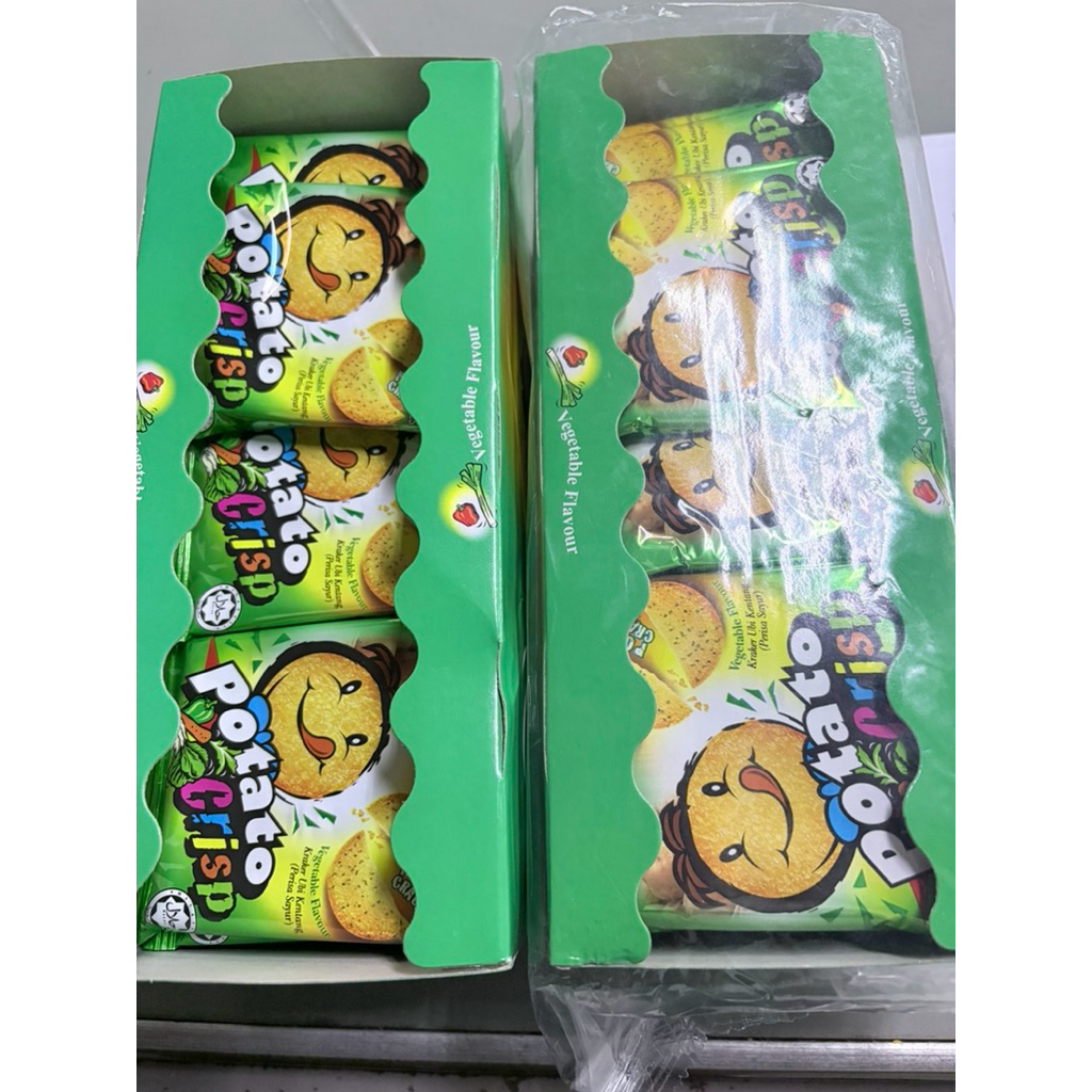 ขนมแครกเกอร์แลบลิ้น Potato Crisp Win2