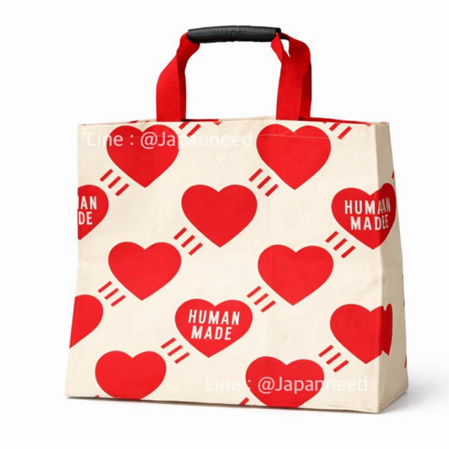 🎒[แท้🇯🇵💯] Human Made ♡彡 Reusable Bag Small / Large size ถุงผ้า กระเป๋า