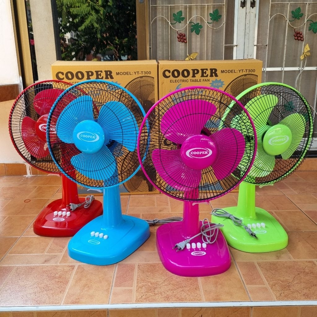พัดลม ไฟฟ้า ขนาดใบพัด 12"นิ้ว Cooper รุ่นYT-T300 มีรับประกัน