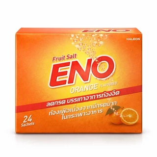 [1กล่อง24ซอง] Eno อีโน รสส้ม และรสมะนาว ลดกรด บรรเทาอาการท้องอืด