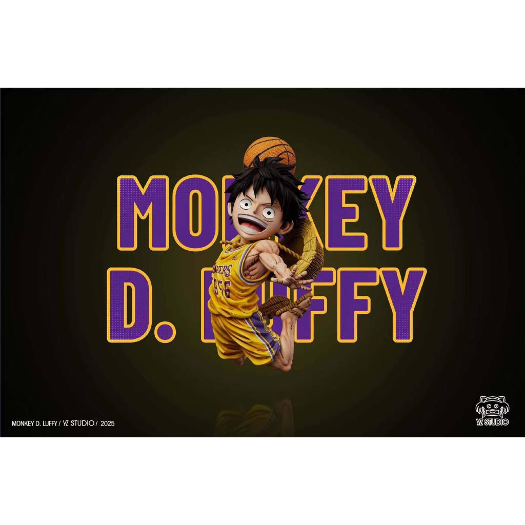 YZ Studio - Luffy x Lakers โมเดล เรซิ่น ของแท้ มือใหม่ พร้อมส่ง