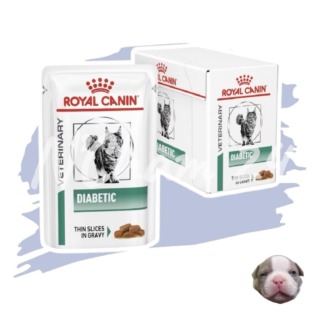 Royal Canin Diabetic Cat Pouch อาหารแมวเบาหวาน แบบเปียก ขนาด 85 กรัม