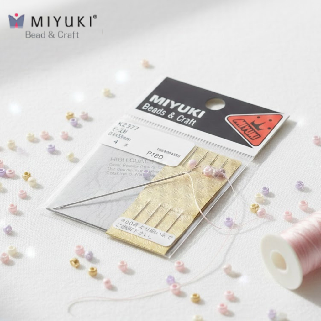 MIYUKI Bead Needles เข็มร้อยลูกปัดคุณภาพสูง สำหรับงาน Beads Lacing, Peyote Stitch (K2377)