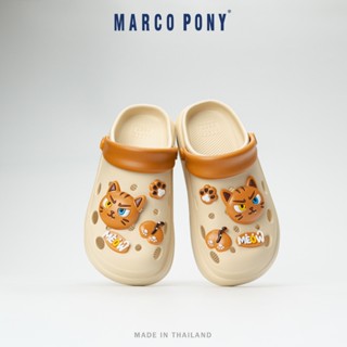 Marco Pony รองเท้าหัวโต แบบสวม MH9039 รุ่นน้องแมวขี้อ้อน วัส…