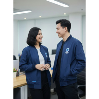 เสื้อ Jacket เสื้อคลุม Mahidol Channel สีกรม ผ้าร่ม