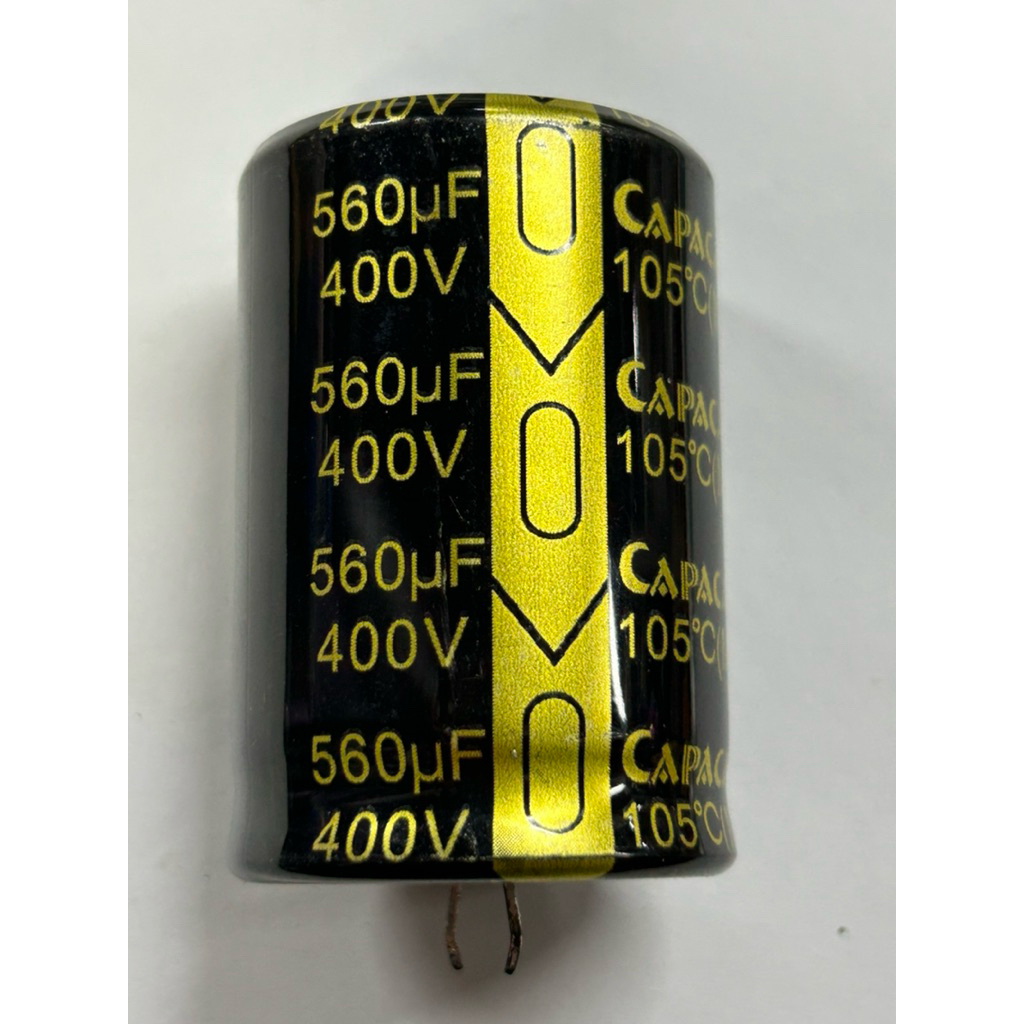 Capacitor 560uF/400V(105’C)