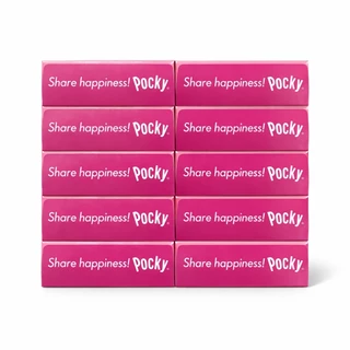 [1แพ็ค10กล่องเล็ก] Glico Pocky กูลิโกะ ป็อกกี้ บิสกิตเคลือบครีม แบบแท่ง