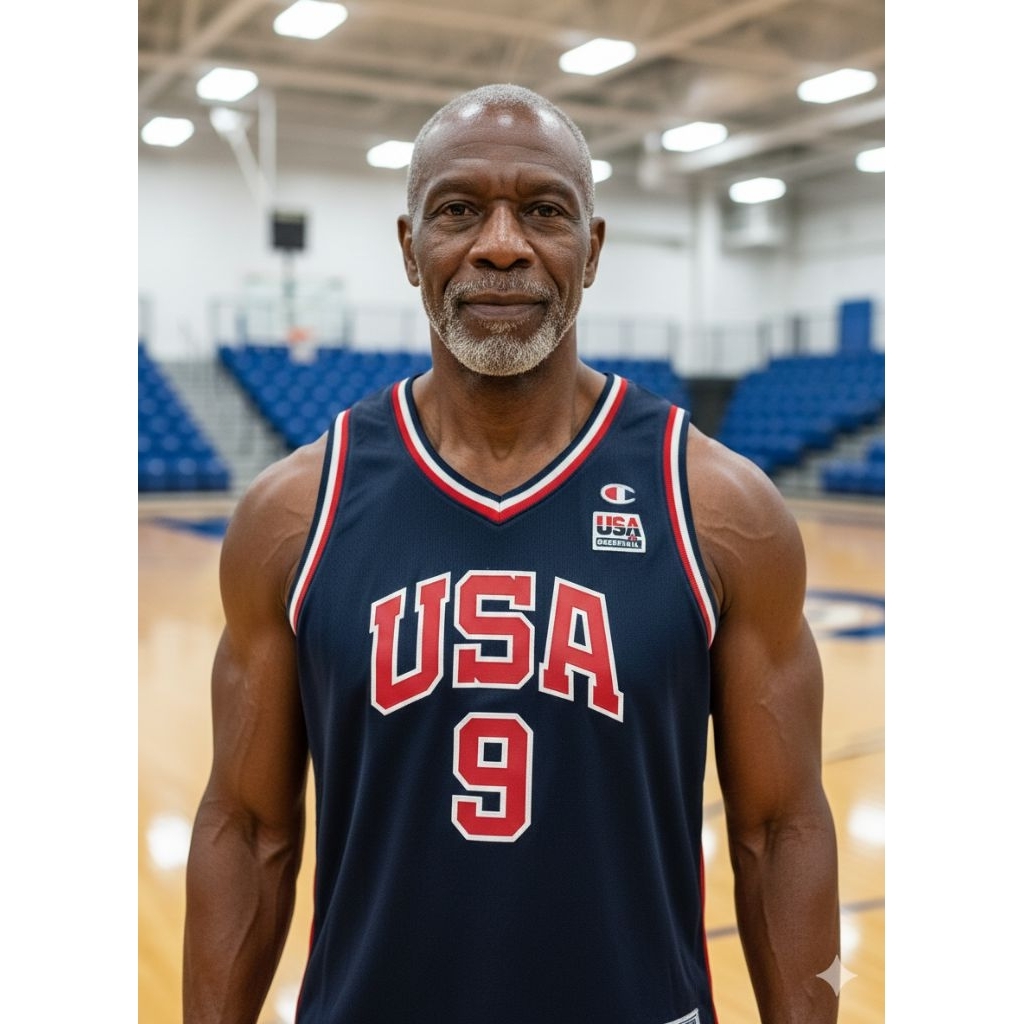 jersey basketball usa size L อก38