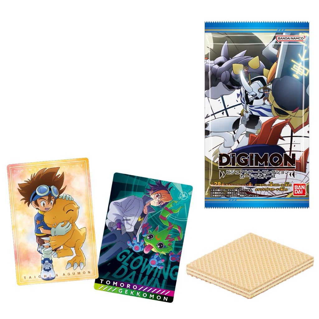 [พร้อมส่ง] เวเฟอร์การ์ดดิจิมอน Digimon Character Card Wafer