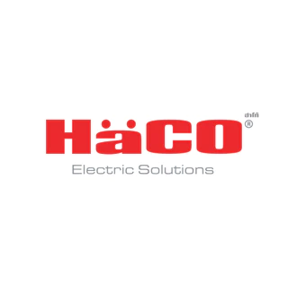 HACO รางปลั๊กไฟ กันไฟกระชาก พร้อมสวิตซ์แยกควบคุม 10A เต้ารับ 3ขา 4ช่อง สายยาว 3 เมตร EK-4S4EB/3-BK, EK-4S4EB/3