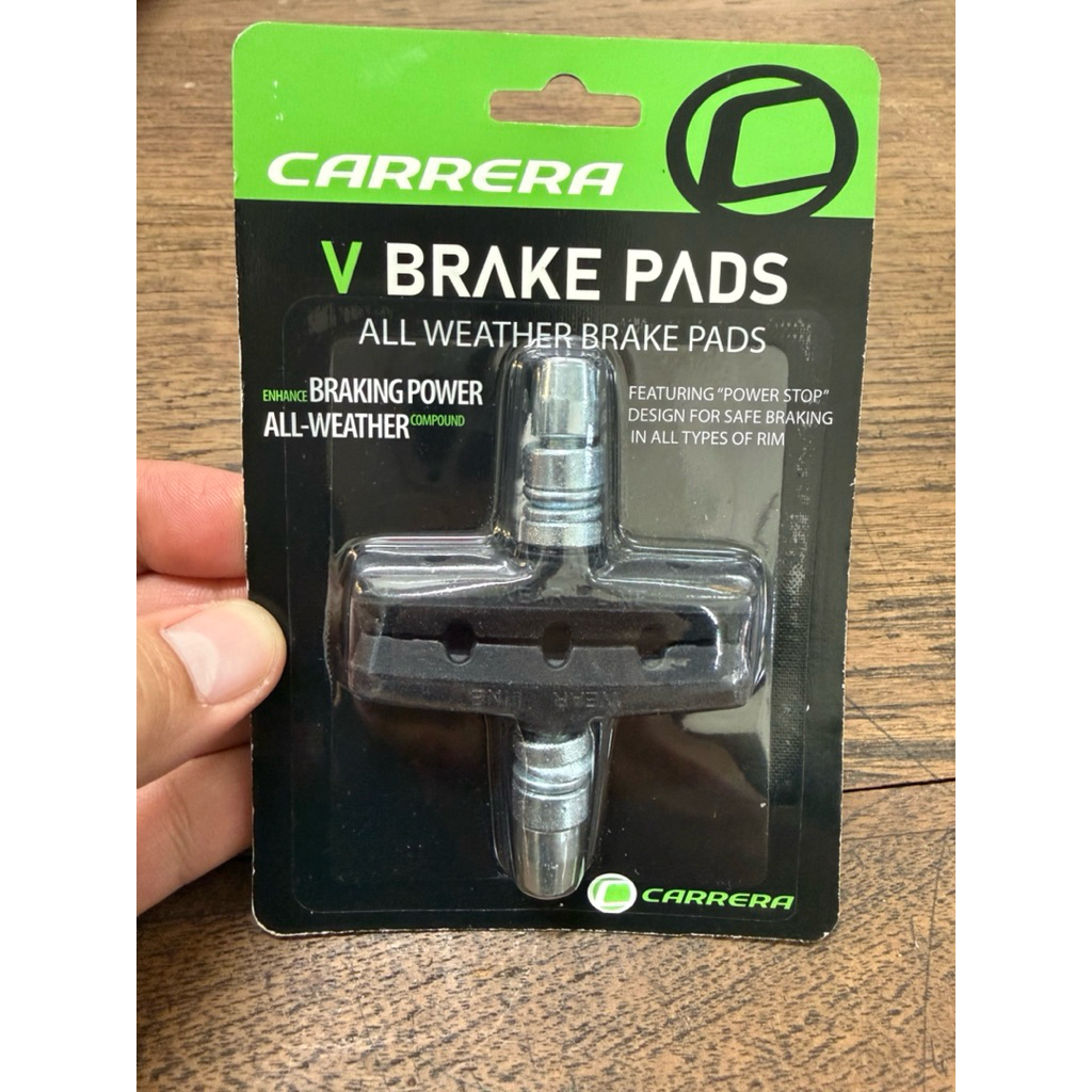 ผ้าเบรคจักรยาน V-Brake ติดตั้งง่าย น้ำหนักเบา ยางกันน้ำ