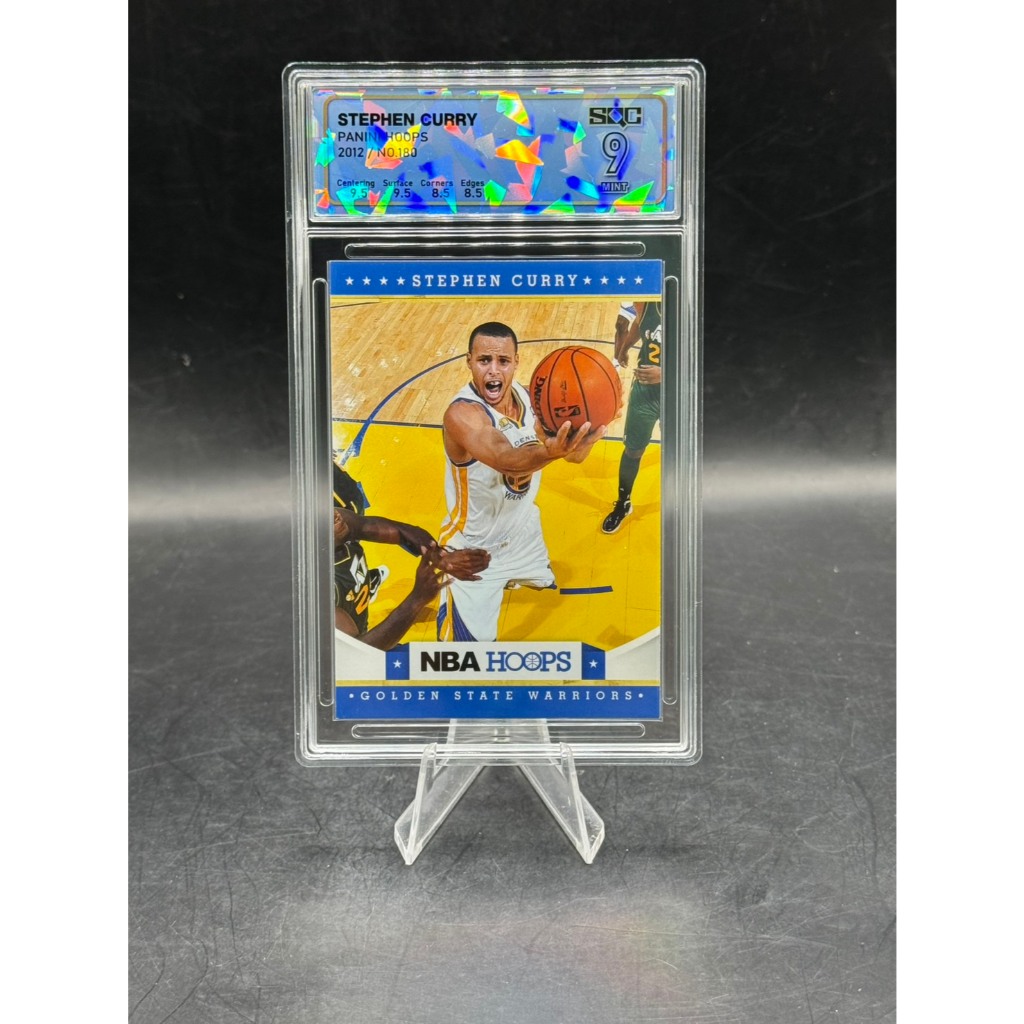 2012-13 Panini NBA Hoops Stephen Curry #180 Golden State Warriors SQC 9 MINT [9.5 SUBGRADES]