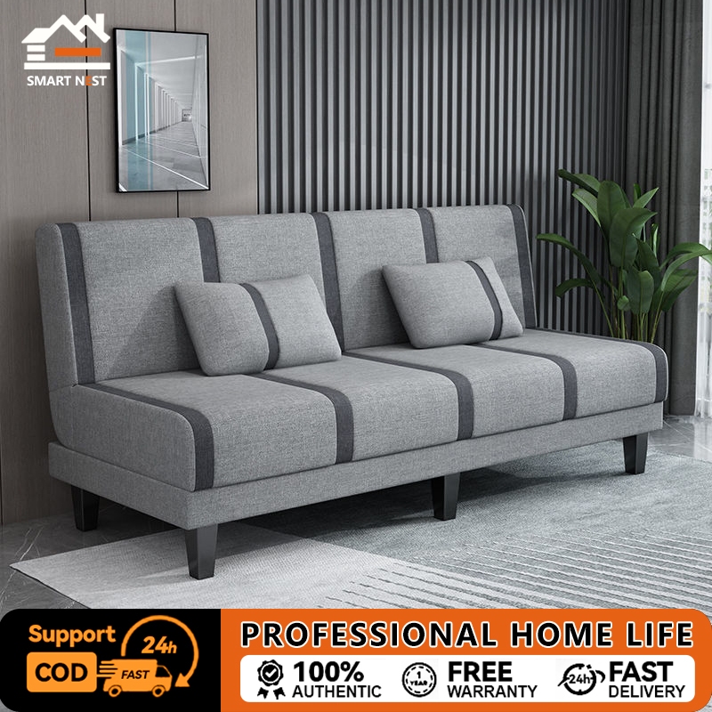 โซฟาเบดถอดซักได้ ใช้งานได้สองแบบ พับได้ อเนกประสงค์ เหมาะสำหรับห้องนั่งเล่นในห้องเช่า พร้อมหมอนอิง