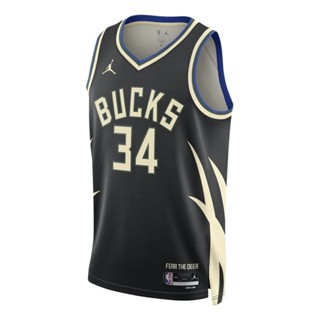 เสื้อแข่งผู้ชาย Nike Milwaukee Bucks Statement Edition ของแท…