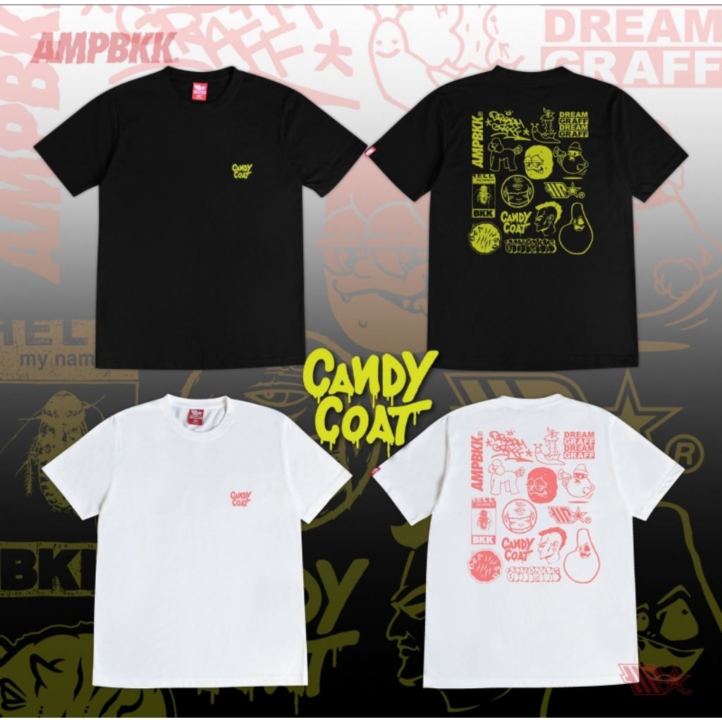 A.M.P. x Dream Graff "CANDY COAT Exhibition" T-shirt