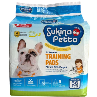 Sukina Petto Training Pad for Dog แผ่นรองซับอย่างหนา แผ่นรองฉี่สุนัขเกรดพรีเมี่ยม
