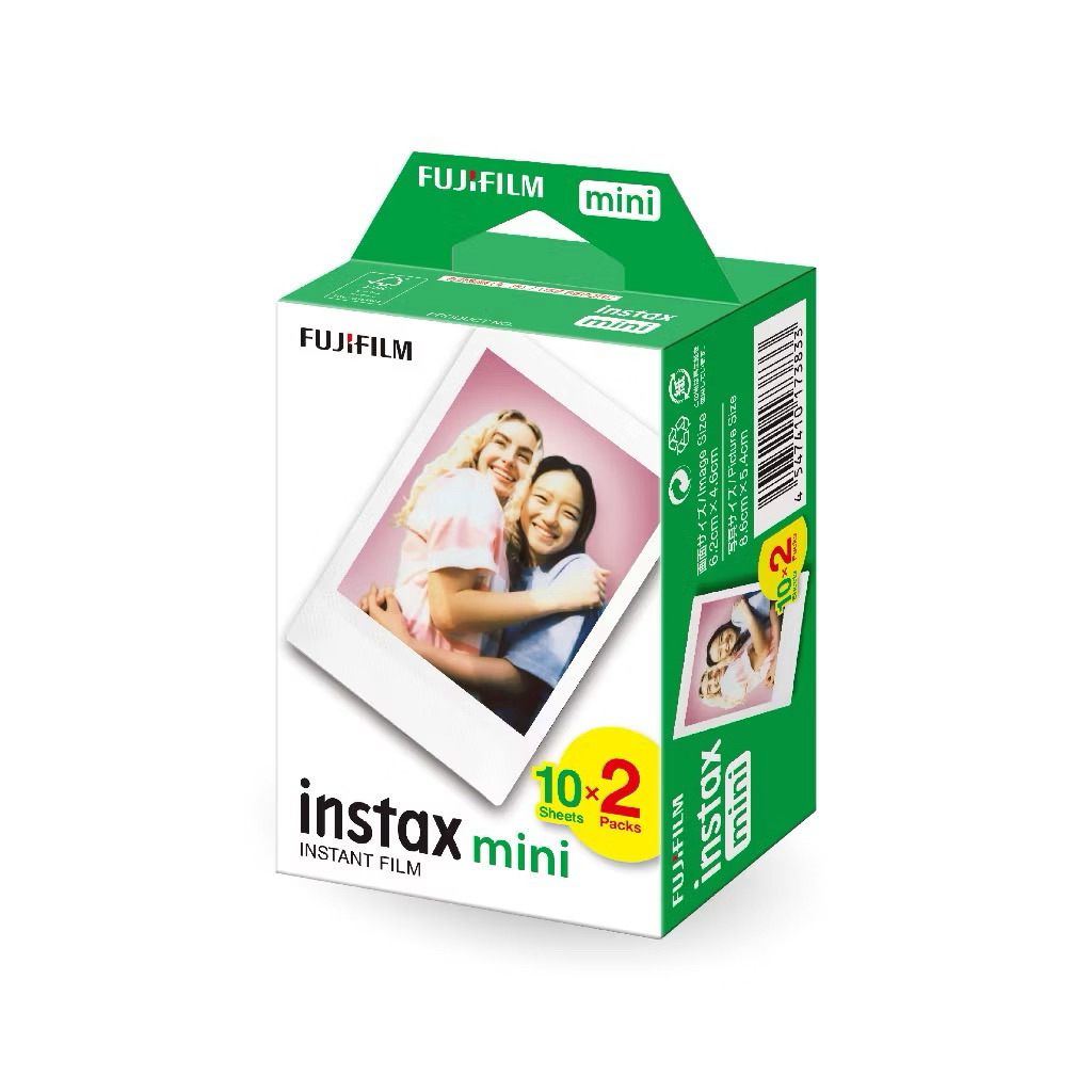 (พร้อมส่ง)Fujifilm Instax Mini ขอบขาว 20 ใบ หมดอายุ 2028-2