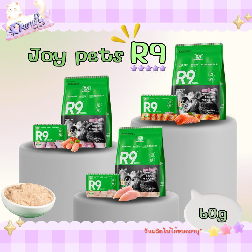 [🚚พร้อมส่ง] R9 Joypets อาหารเปียกแมว (1ซอง)(complete)
