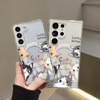 เคสแม่เหล็ก เคส For Samsung A57 A37 A17 5G S26 S25 Ultra A07 4G A06 A56 5G A16 A26 A36 A55 A15 A35 A54 S24 FE เคสทรศัพท์