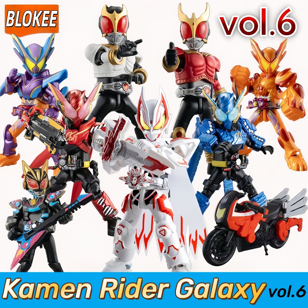 blokee Kamen Rider Galaxy Vol.6 Build, Gabe, Barron ของเล่นประกอบ【It's really possible to obtain the secret！】