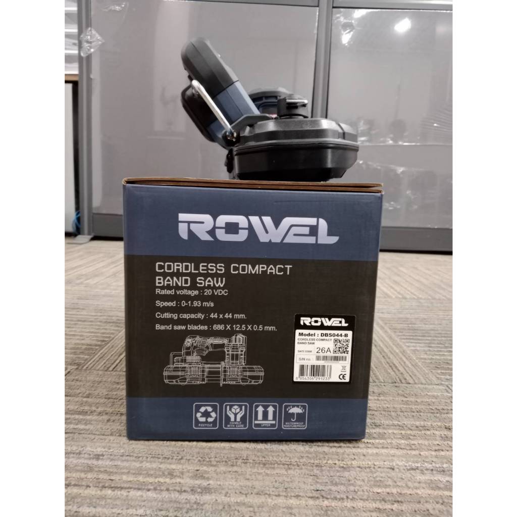รุ่นใหม่ปี2026 ส่งด่วน  เลื่อยสายพานไร้สาย Rowel DBS044-B/S , DBS044-B เลื่อยสายพาน เลื่อยแบตเตอรี่ ราคา ถูกที่สุด ดีลบีเคเค แกลเลอรีภาพที่ 5