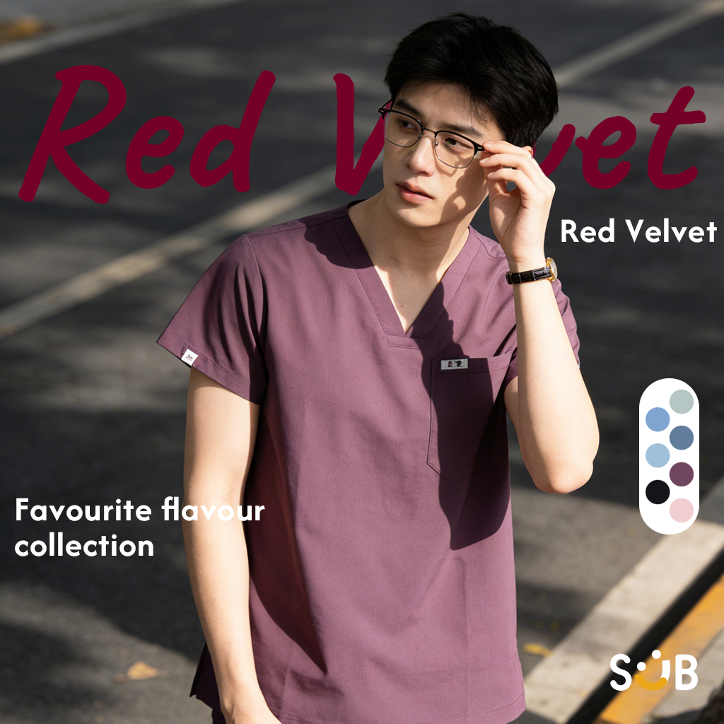 🔥🇹🇭 จัดส่งจากกรุงเทพฯ🔥Subscrub ชุดสครับ ชุดห้องผ่าตัด ชุดแพทย์ ชุดพยาบาล ชุดเข้าเวร เสื้อคอวี(เสื้อ+