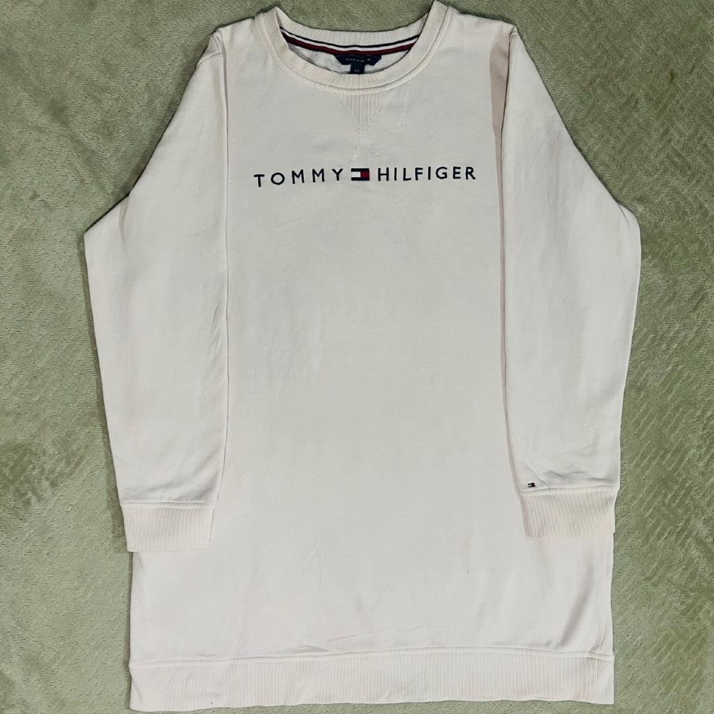 เสื้อสเวตเตอร์ แขนยาว Tommy Hilfiger มือสอง สภาพดี