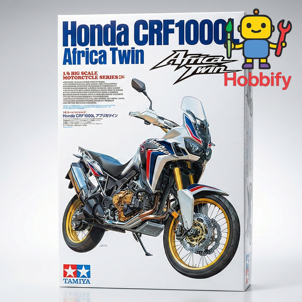 🏍️ โมเดลทามิย่า Honda CRF1000L Africa Twin สเกล 1:6 (TAMIYA 1:6 Honda CRF1000L Africa Twin) 🌍